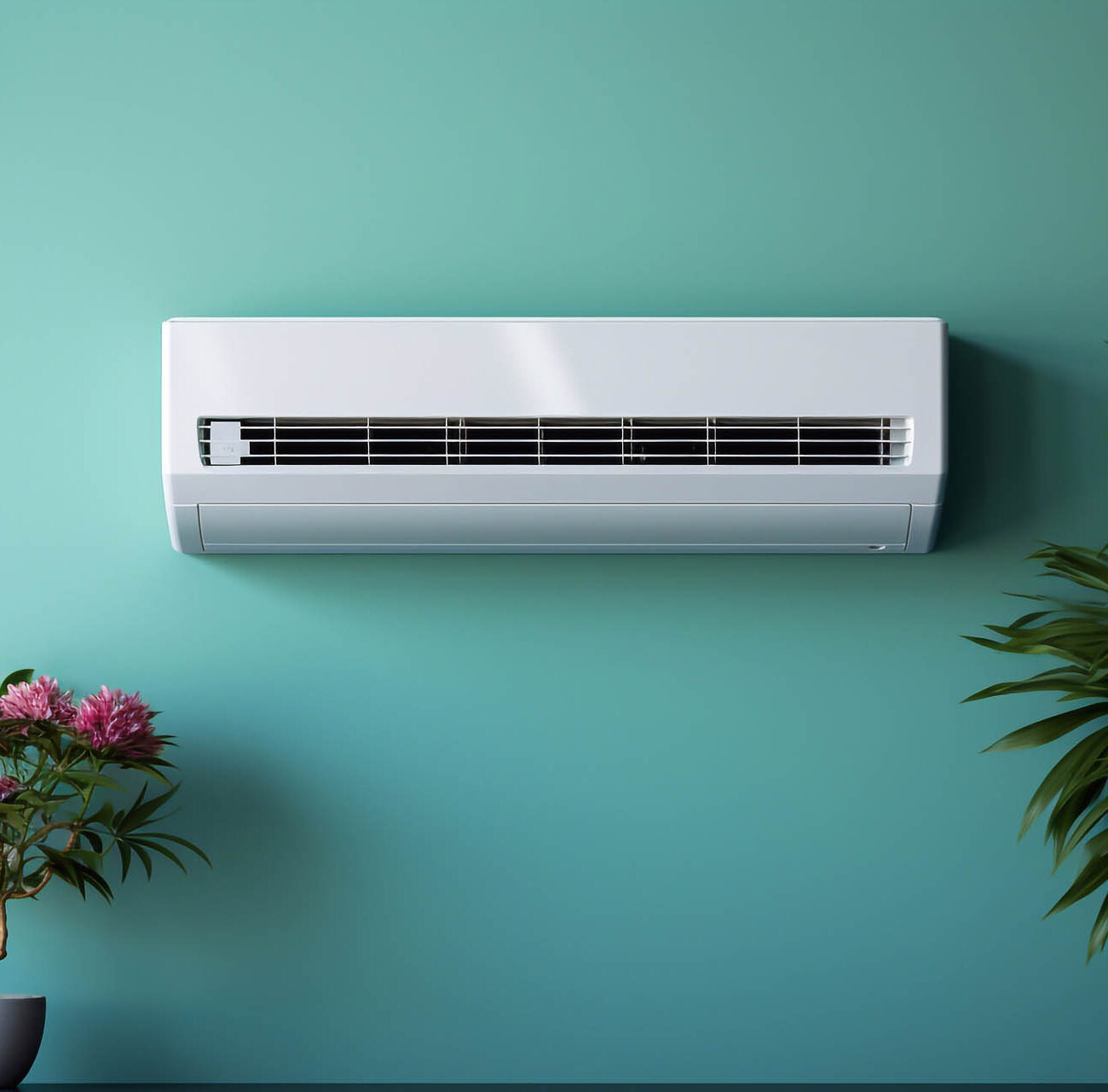 AC unit on wall